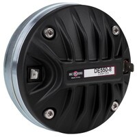B&C DE550 1" Polymer Dome Neodymium Compression Driver 8 Ohm 2-Bolt